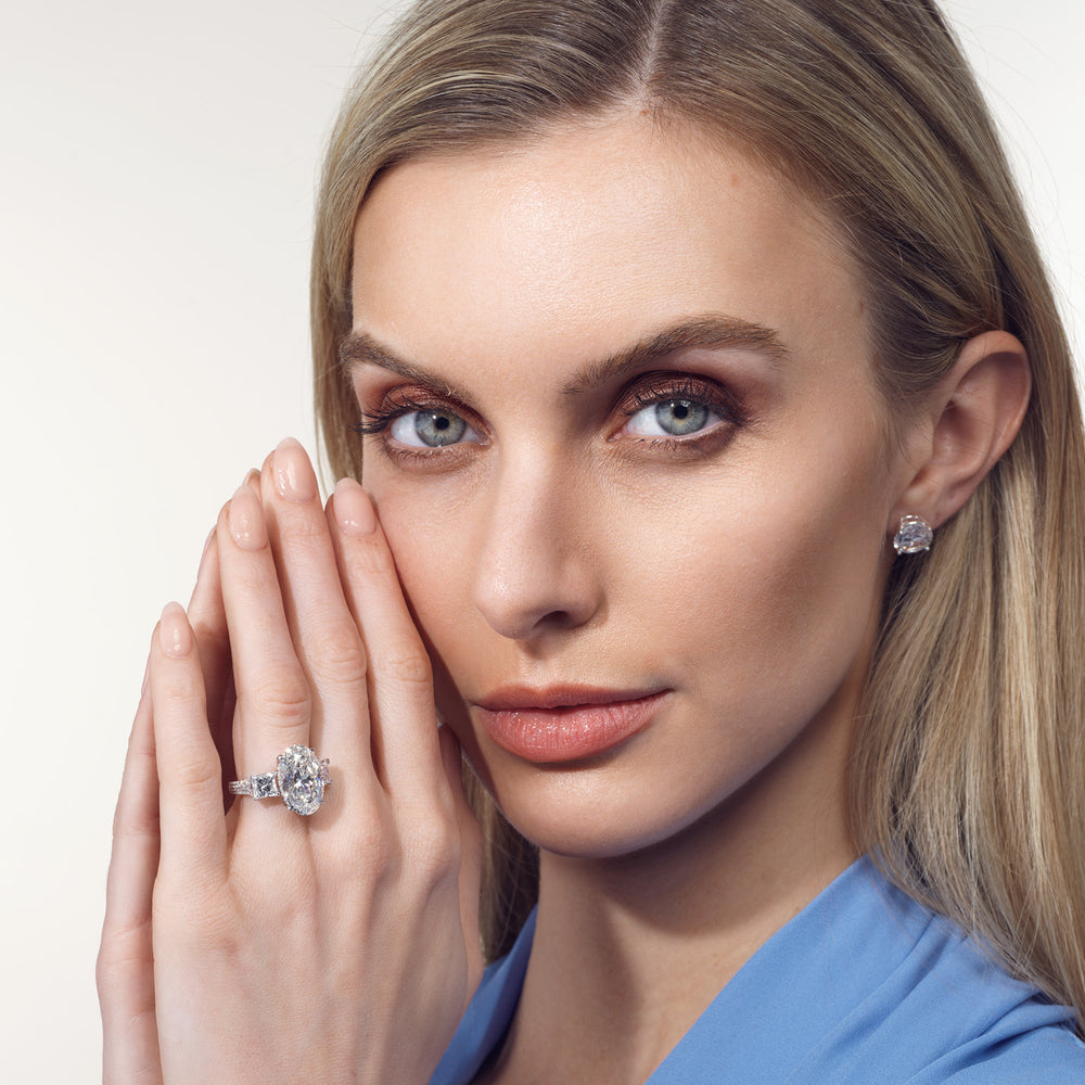 Model Wearing The Giotto Ring view