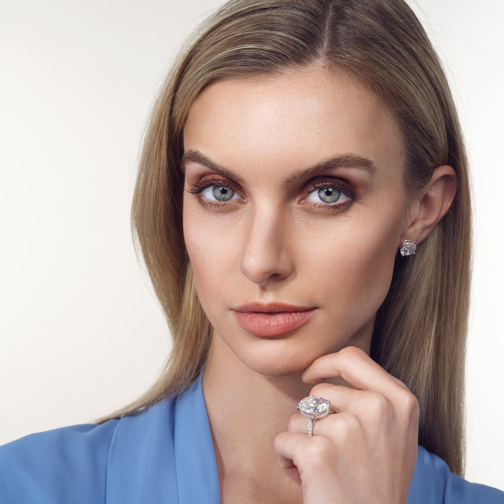 Model Wearing The Haring Ring view