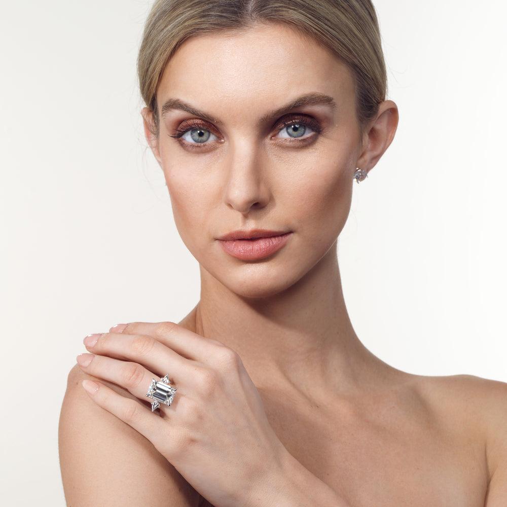 Model Wearing The Miró Reserve Rings view