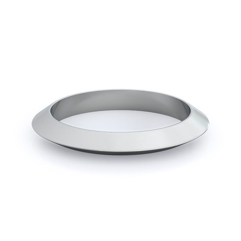 Knife Edge Wedding Band with Platinum Cut Diamond in 14KT Platinum view 4

