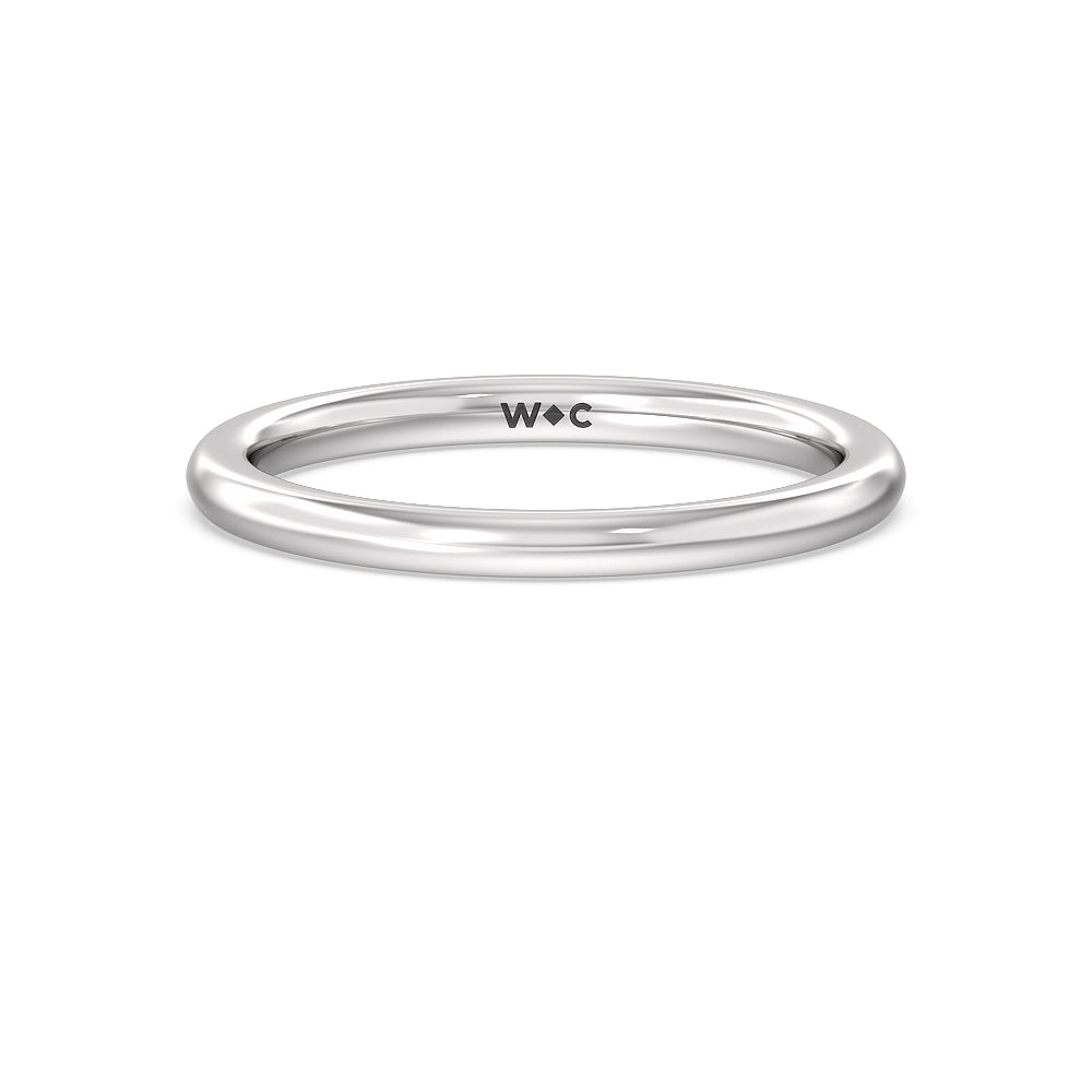 Composite Marquise Stationed Wedding Band with Platinum Cut Diamond in 14KT Platinum view 1
