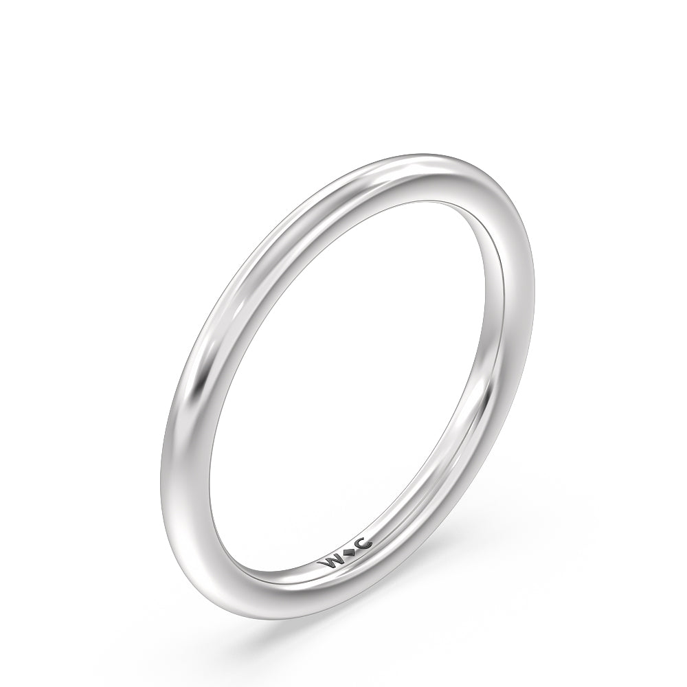 Composite Marquise Stationed Wedding Band with Platinum Cut Diamond in 14KT Platinum view 4
