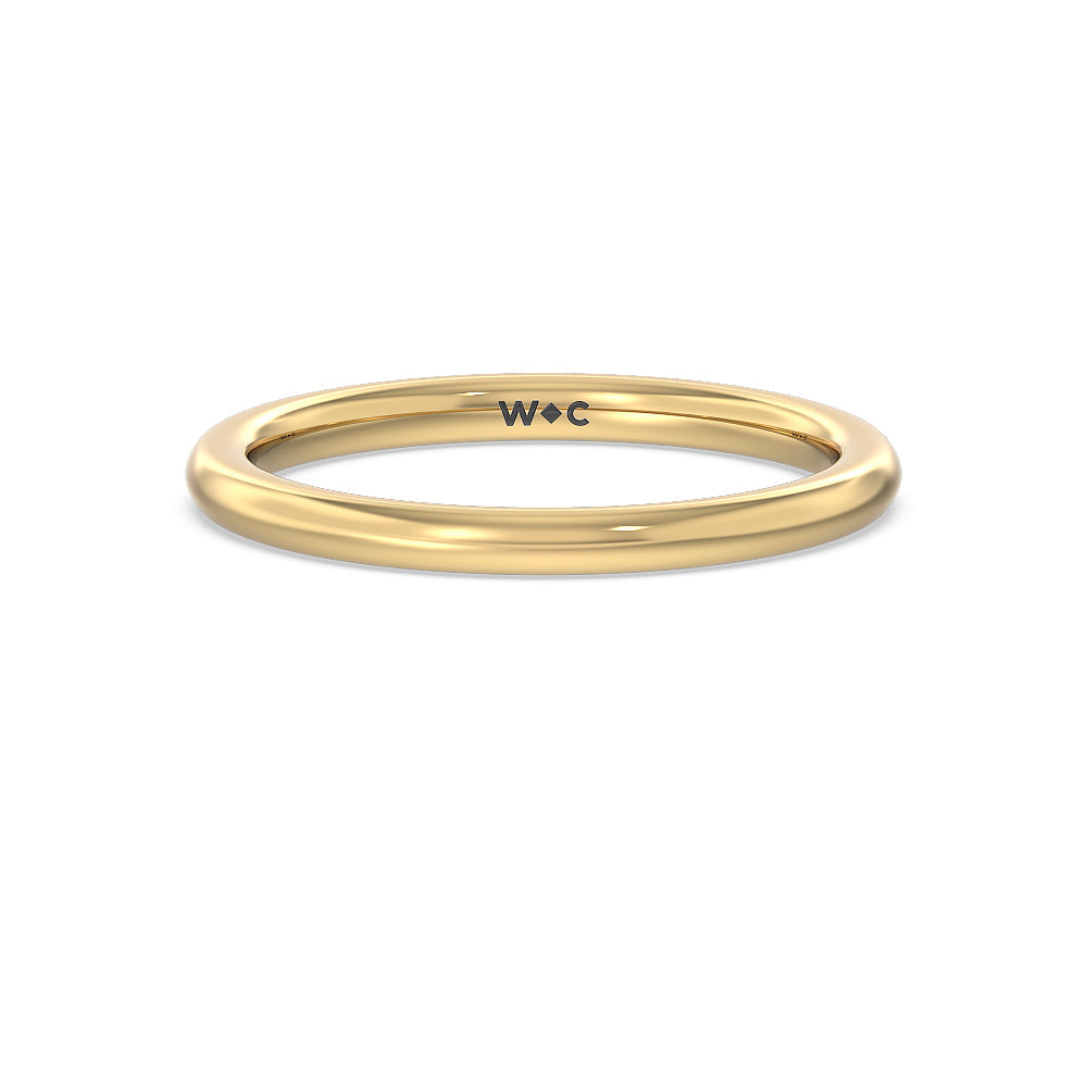 Composite Marquise Stationed Wedding Band with 18KT Yellow Gold Cut Diamond in 14KT Yellow Gold view 1
